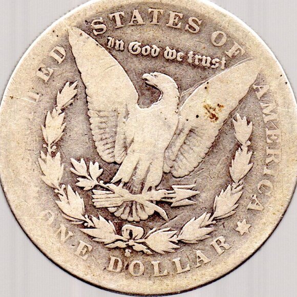 Rare Estate Find - 1890 S Morgan Silver Dollar - Picture 2 of 2